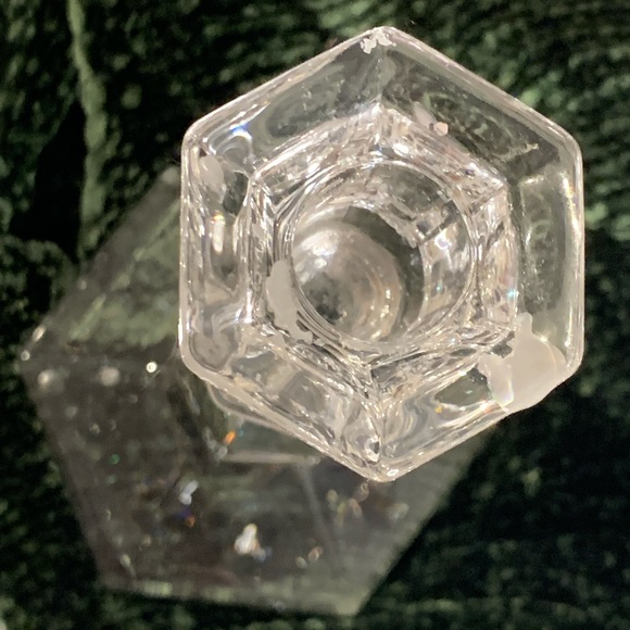 VTG 9" Heisey Imperial Old Williamsburg Clear Glass Candlestick - Picture 9 of 13